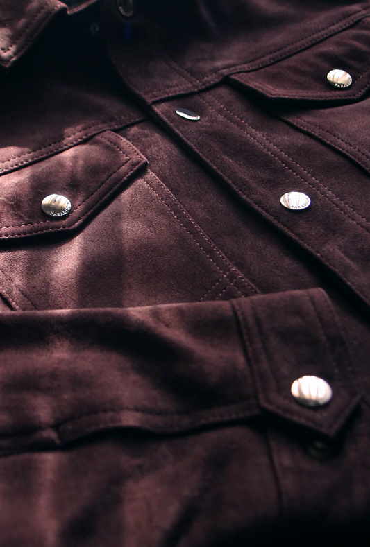 Canyon Bordeaux Suede Jacket