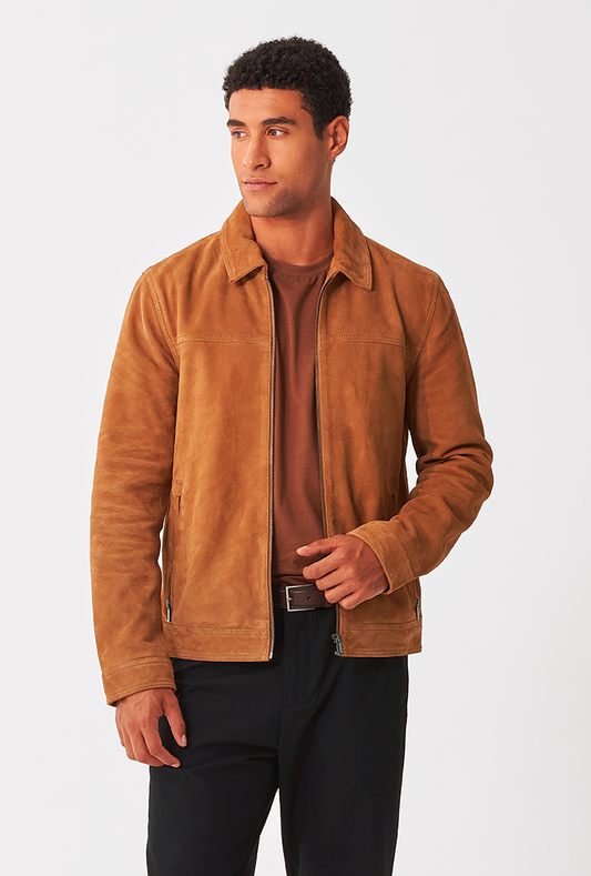 Ranger - Trucker Tan Suede Jacket