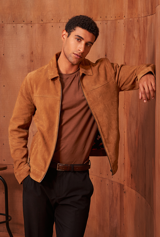 Ranger - Trucker Tan Suede Jacket