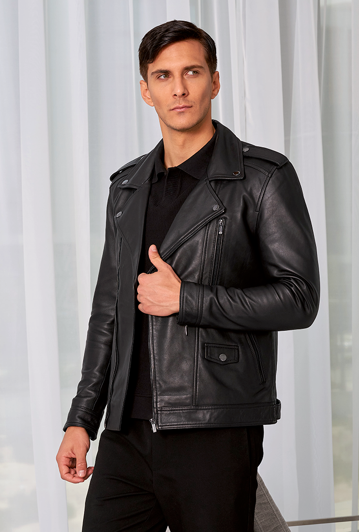 Maverick Black Asymmetrical Biker Leather Jacket – Paradigm Maverick Black Asymmetrical Biker Leather Jacket – Paradigm