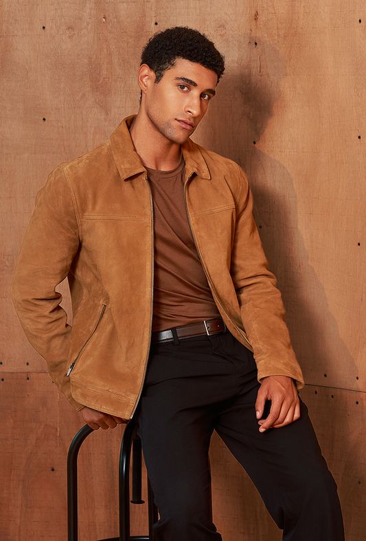 Ranger - Trucker Tan Suede Jacket